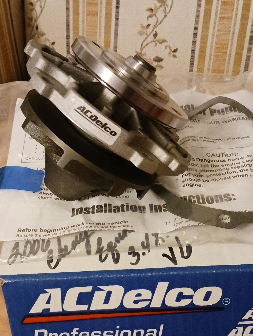 Silver Engine Water Pump Impeller
